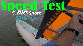 How fast is a 30 Year Old BIC Presto Windsurfer?