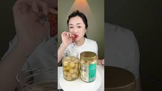 ASMR  The Pickled Garlic 먹방 마늘장아찌  O alho em conserva กระเทียมดอง  Tỏi El ajo en escabeche #2373