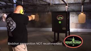 Stephen Pineau of 21st Century Gunfighter demonstrates the Bullet Bunker!