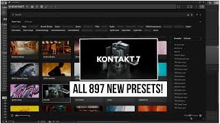 Kontakt 7: All New The Factory Library Presets!  @NativeInstruments