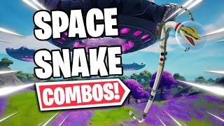 SPACE SNAKE COMBOS | FORTNITE PICKAXE REVIEW