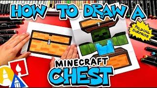 How To Draw A Minecraft Chest Folding Surprise