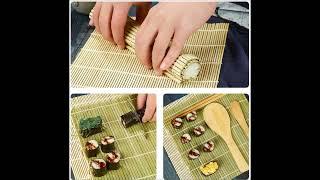 ISSEVE Sushi Making Kit, Bamboo Sushi Mat, All In One Sushi