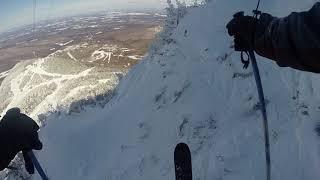 Skiing The Face Chutes at Jay Peak In 60fps