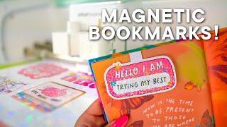 HOW TO MAKE MAGNETIC BOOKMARKS WITH YOUR CRICUT! | Easy Tutorial