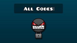 ALL SECRET VAULT CODES IN GEOMETRY DASH | Jogolate