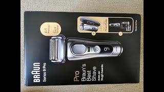 Braun Series 9 Pro unboxing. Also quick comparison with Series 7.