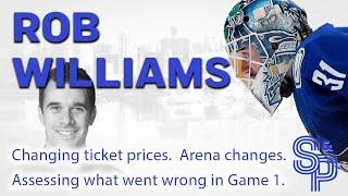 What went wrong in game 1?  Changes in the arena.  Changing #canucks ticket prices.