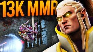 13K MMR Mirage Invoker Absolutely PERFECT Game vs Lina Mid | Dota 2 Invoker