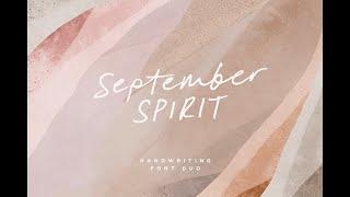 September Spirit Font Duo | Handwritten Fonts: The Secret to Making Your Content Pop