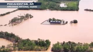 POCAHONTAS,  AR: National Guard Assist in Northeast Arkansas Flood Relief