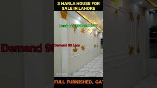 3 Marla House for sale in Lahore #lahoreproperty #realestate #houseforsale #property #house