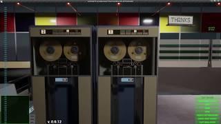 UE4 Unreal Engine test: radial motion blur (IBM 729 tape drive / tape reel simulation)