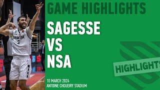 Highlights Sagesse vs NSA - Game 10 March 2024