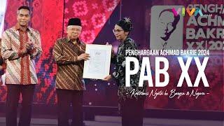 Dihadiri Wapres, Penghargaan Achmad Bakrie XX Tahun 2024 Bikin Takjub