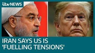 Iran accuses America of 'fuelling tensions' after US warns attack is possible | ITV News