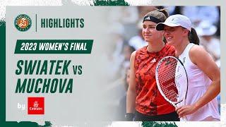 Swiatek vs Muchova Final Highlights | Roland-Garros 2023