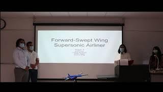 Forward - Swept Wing Supersonic Airliner