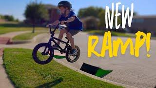 New DIY BMX/MTB Ramp - Big Fun for All Riders!