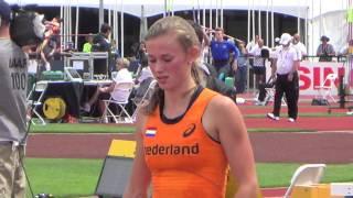 Nadine Visser Netherlands World Junior Eugene,Oregon Bronze medal 100 hurdles