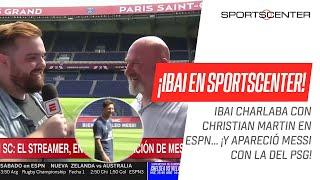 ¡MOMENTAZO EN #ESPN! #Ibai charlaba con Christian #Martín... ¡Y APARECIÓ #MESSI CON LA DEL #PSG!