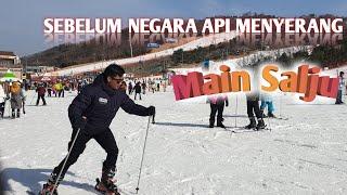 Main SKI di SALJU KOREA | VLOG #16