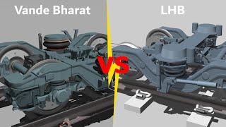 Vande Bharat bogie vs LHB bogie