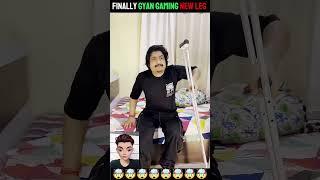 Finally  Gyan Gaming New Leg  #shorts #ytshorts  #freefire #gyangaminglive #tagarmy