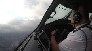 GoPro Cockpit Video I Finnair Embraer 190 cockpit takeoff from Helsinki EFHK to Paris CDG