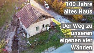 Wir renovieren ein 100 Jahre altes Haus/ ein starkes Fundament muss her! Bauvlog 4