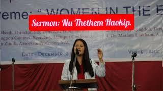 Nu Thethiem Haokip's First Sermon on YouTube