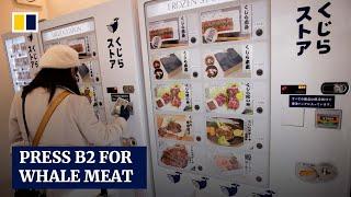 New whale meat vending machines opened in Japan to try and revive industry as demand sinks