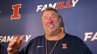 Training camp: Illini head coach Bret Bielema