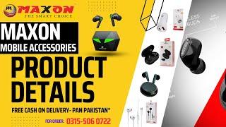 Wholesale Mobile Accesories in Pakistan | Maxon Mobile Accessories | 03155060722