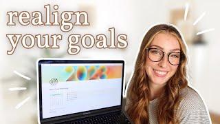 Q3 Goal Review | realigning goals & goal planning in Notion