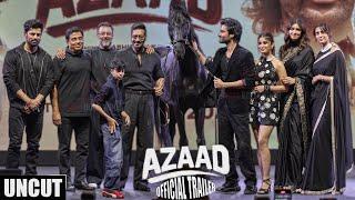 UNEDITED - Azaad | Official Trailer Launch | Ajay Devgn, Rasha Thadani, Aaman Devgan, Diana Penty