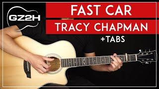 Fast Car Guitar Tutorial Tracy Chapman Guitar Lesson  |Strumming + Fingerpicking + TABs|