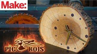 Le PicBois: Wooden Clock