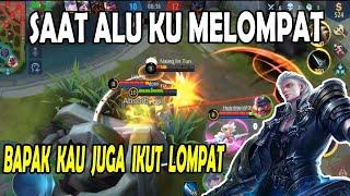 Alucard Lompat Musuh Bubar | Funny Video Lucu Mobile Legends