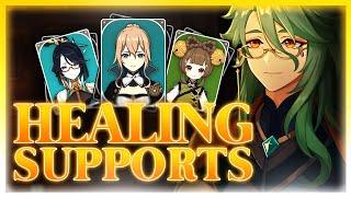 The Complete History of Healing Supports - From “Useless” To Meta | Genshin Impact