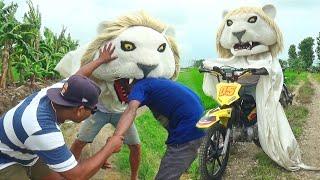 Barongan ngamuk motornya dicuri