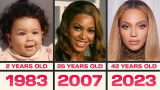 Evolution of Beyonce Age 1-42 (1981-2023)