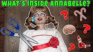 What's Inside Annabelle! Annabelle Has A Crush On My Dad! We Cut Annabelle Open!