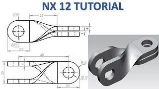 NX12 Tutorial #59 | 3D Modeling Basic with Sweept