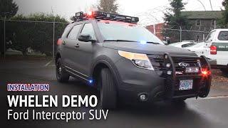 Sirennet Ford Interceptor SUV Whelen Demo Vehicle