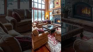 Amazing Log Home Interior! #logcabin #cabin #loghome