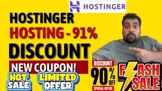 Hostinger Hosting Discount 2024 - 91% Coupon Code Revealed hostinger