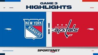 NHL Game 3 Highlights | Rangers vs. Capitals - April 26, 2024