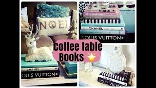 GLAM CHRISTMAS HOME DECOR  COFFEE TABLE BOOK STYLING