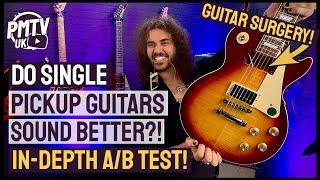 Do Single Pickup Guitars Sound Better? - A/B Test With Clean & Dirty Amps!